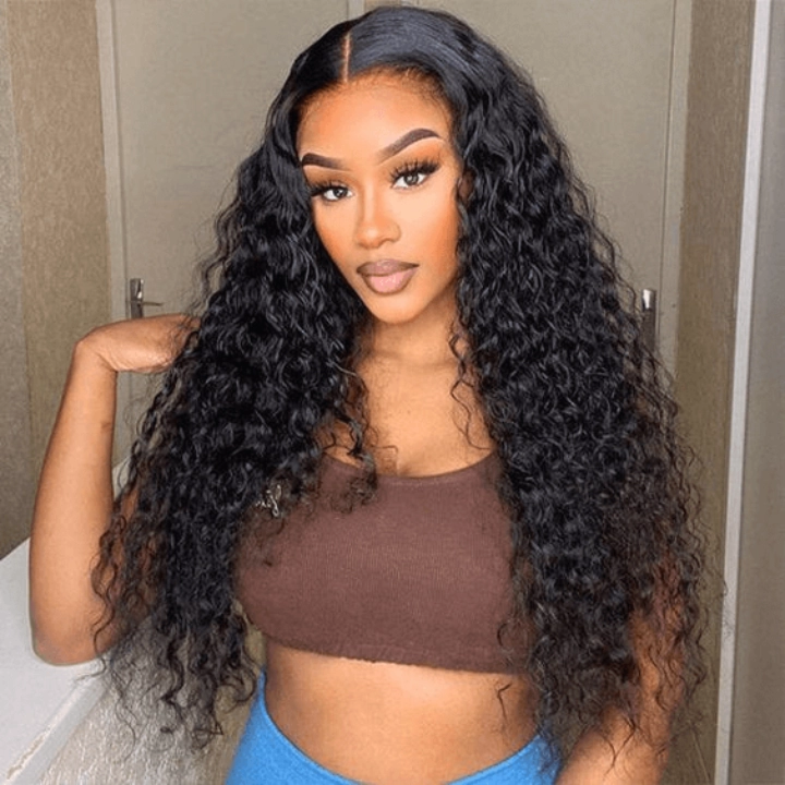 Tuneful 6x5 Pre-Styled Lace Ready To Wear Glueless Deep Wave Human Hair Wigs