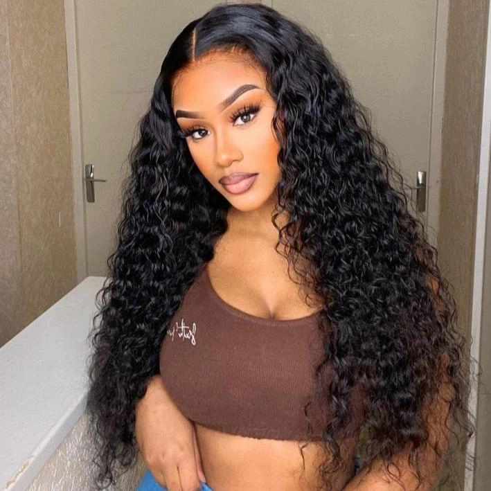 Tuneful 6x5 Pre-Styled Lace Ready To Wear Glueless Deep Wave Human Hair Wigs
