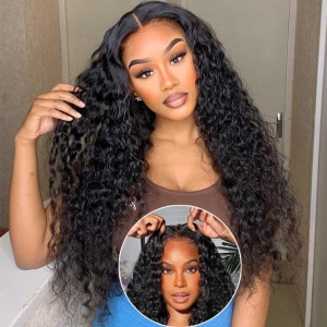 Tuneful 6x5 Pre-Styled Lace Ready To Wear Glueless Deep Wave Human Hair Wigs