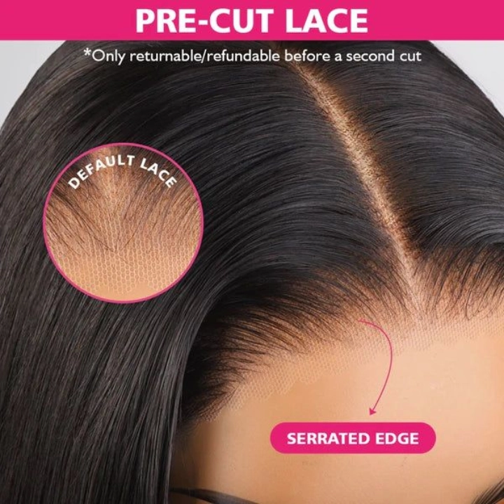 Tuneful 6x5 Pre-Styled Lace Ready To Wear Glueless Deep Wave Human Hair Wigs