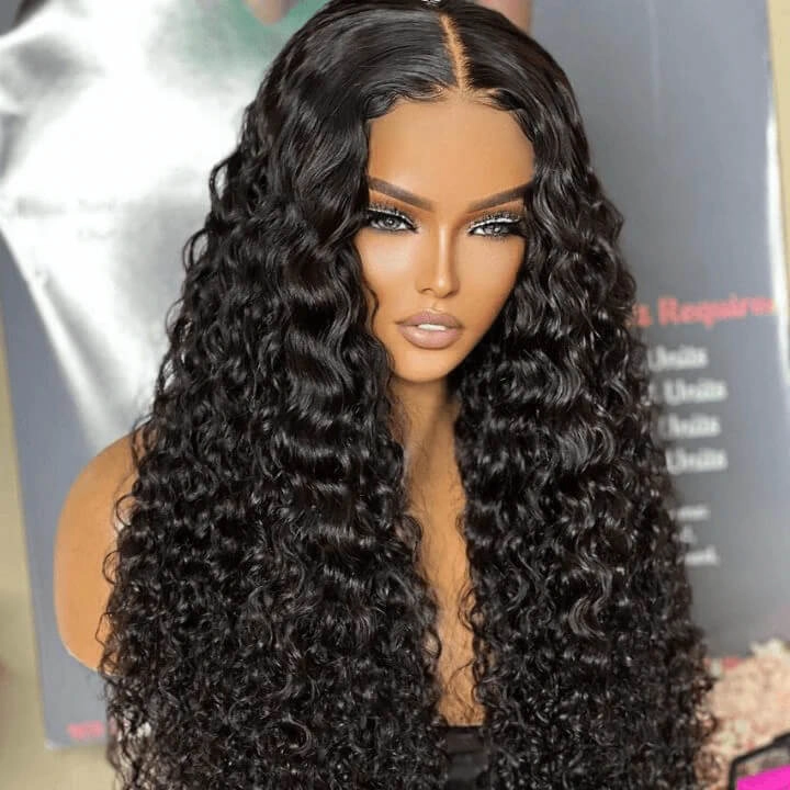 Tuneful 6x5 Pre-Styled Lace Ready To Wear Glueless Deep Wave Human Hair Wigs