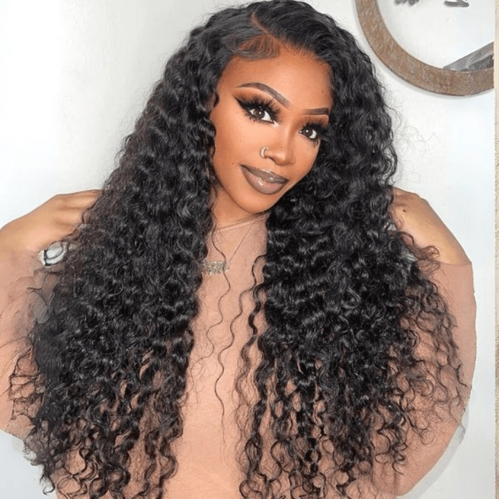Tuneful 6x5 Pre-Styled Lace Ready To Wear Glueless Water Wave Human Hair Wigs