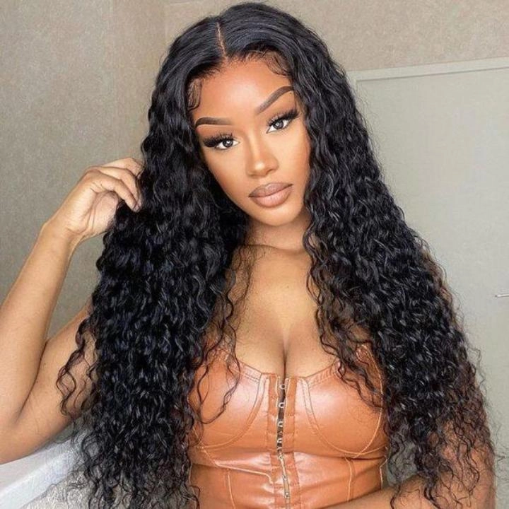 Tuneful 6x5 Pre-Styled Lace Ready To Wear Glueless Water Wave Human Hair Wigs