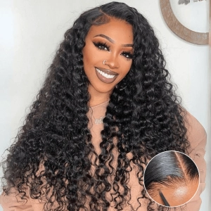 Tuneful 6x5 Pre-Styled Lace Ready To Wear Glueless Water Wave Human Hair Wigs