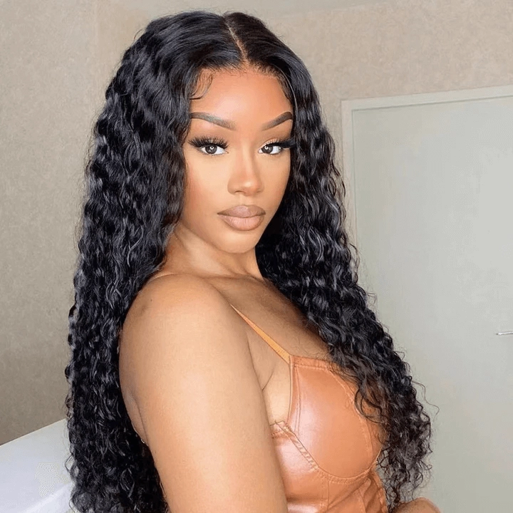 Tuneful 6x5 Pre-Styled Lace Ready To Wear Glueless Water Wave Human Hair Wigs