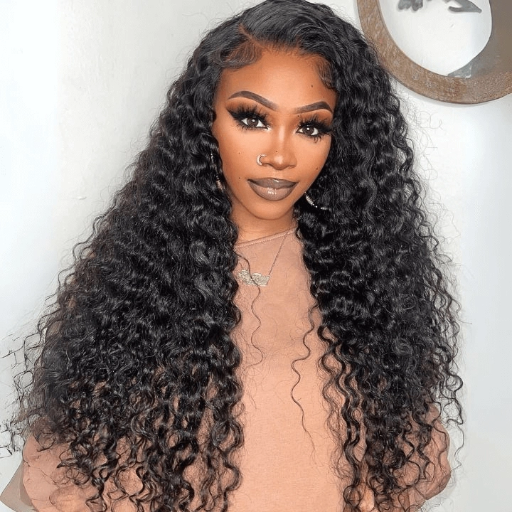 Tuneful 6x5 Pre-Styled Lace Ready To Wear Glueless Water Wave Human Hair Wigs