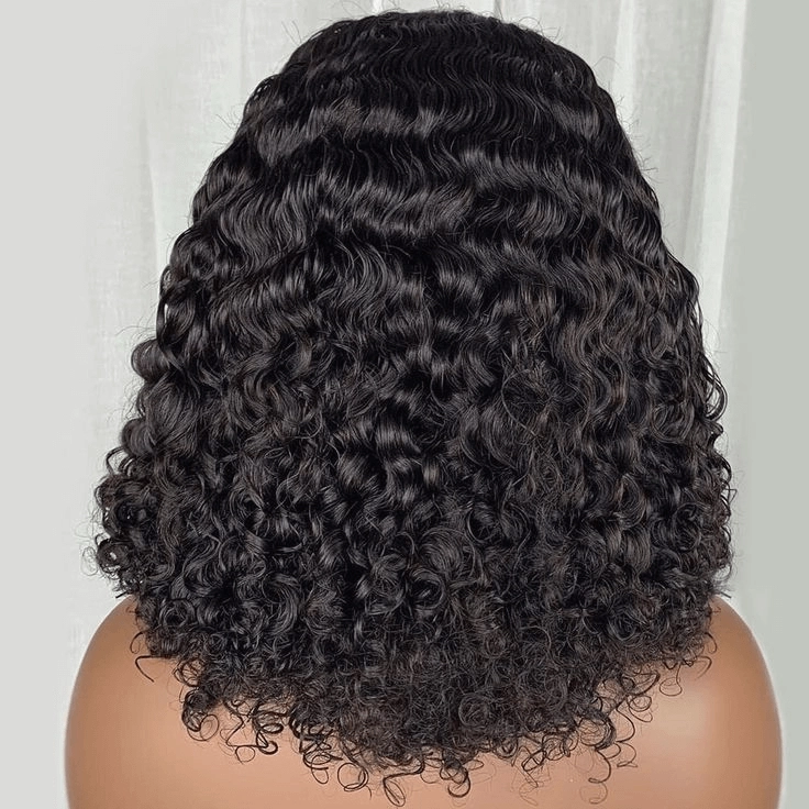 Tuneful Curly Bob Wigs Human Hair 6x4 Wear Go 13x6 Lace Front Wig