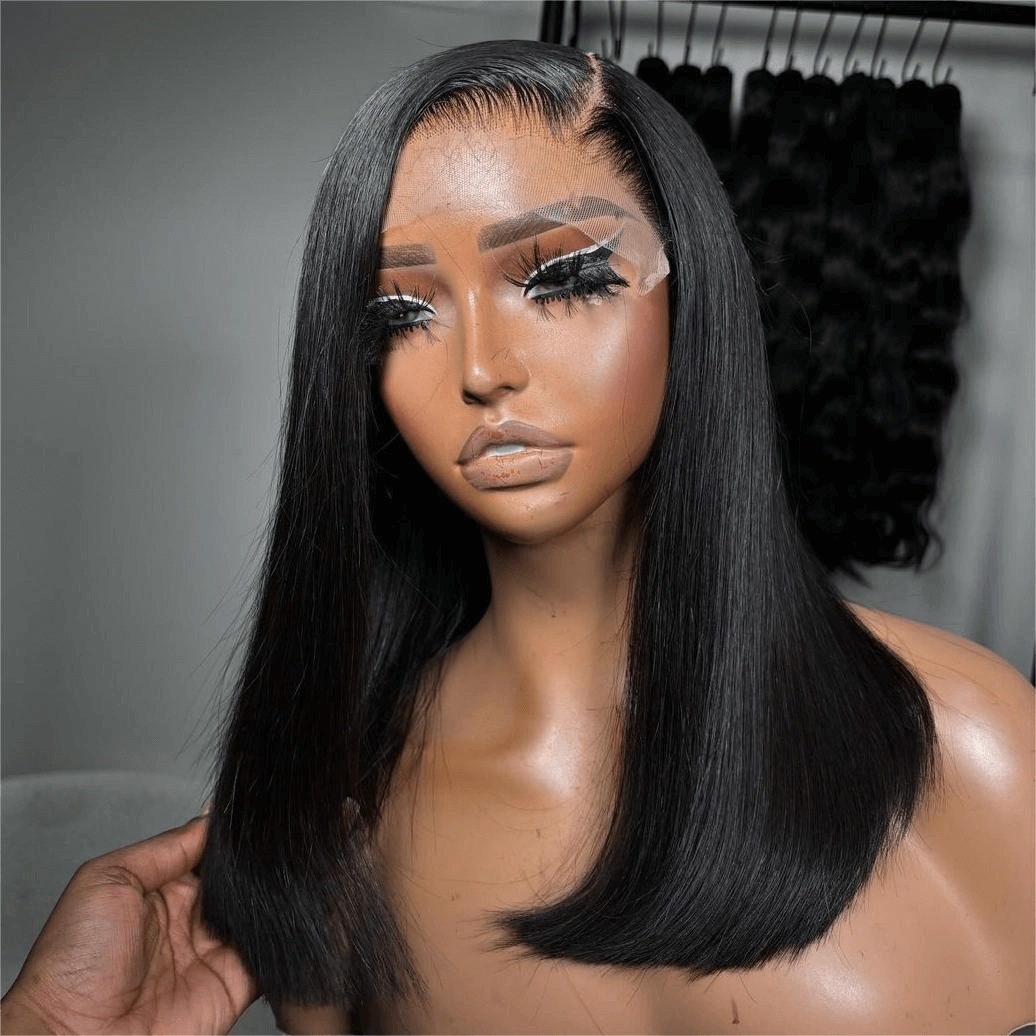 Tuneful Hairstylist Works Straight Glueless 6x5 13x6 Lace Front Closure Human Hair Wigs 210% Density