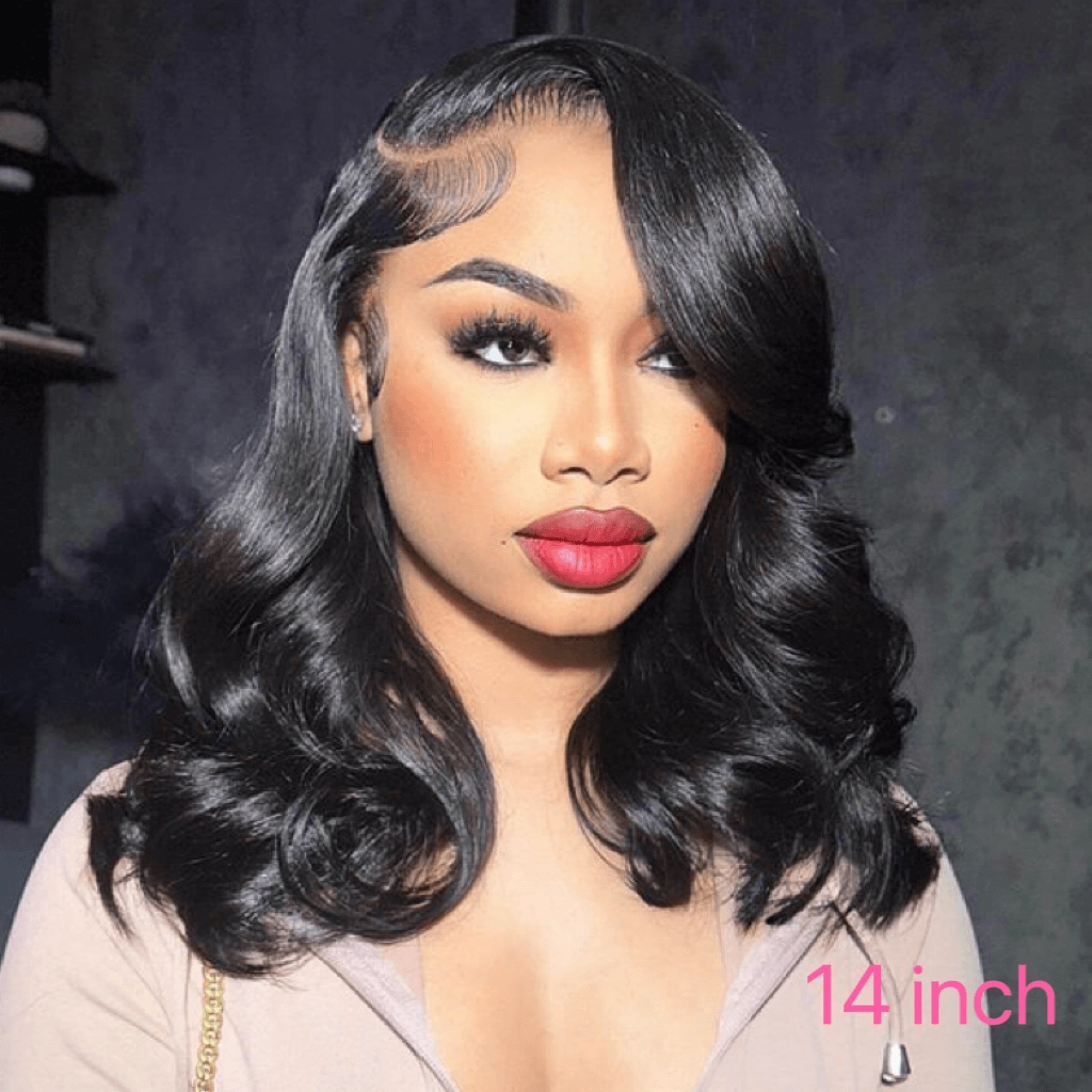 Tuneful Loose Body Wave Elegant Short Wavy Shoulder Length Wigs