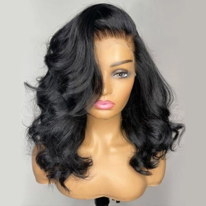 Tuneful Loose Body Wave Elegant Short Wavy Shoulder Length Wigs