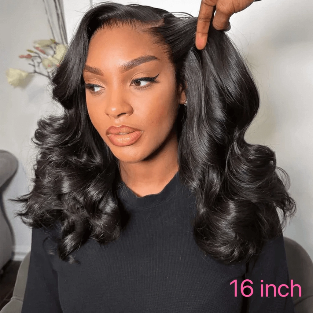 Tuneful Loose Body Wave Elegant Short Wavy Shoulder Length Wigs