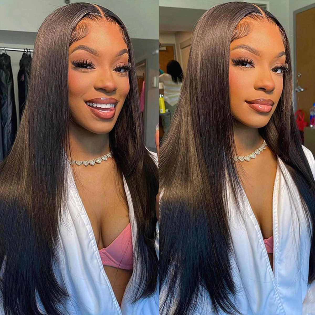 Tuneful Ready To Wear M-Cap 9x6 Pre Max Part Max Lace Staright Glueless Wigs