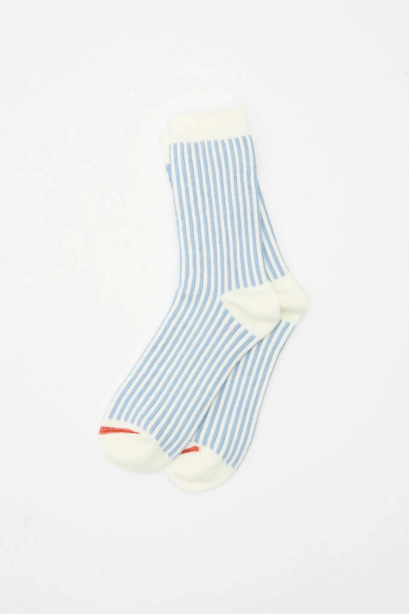 Vertical Stripe Socks Blue