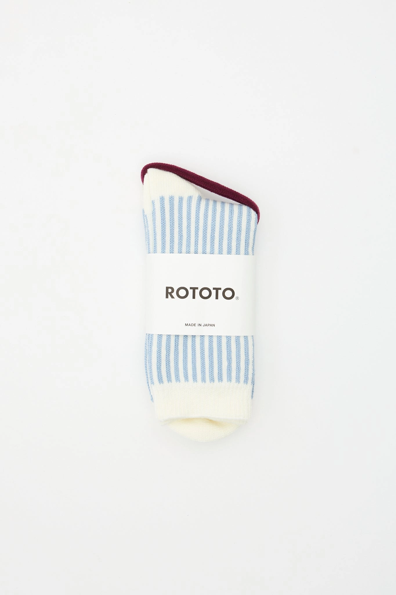 Vertical Stripe Socks Blue