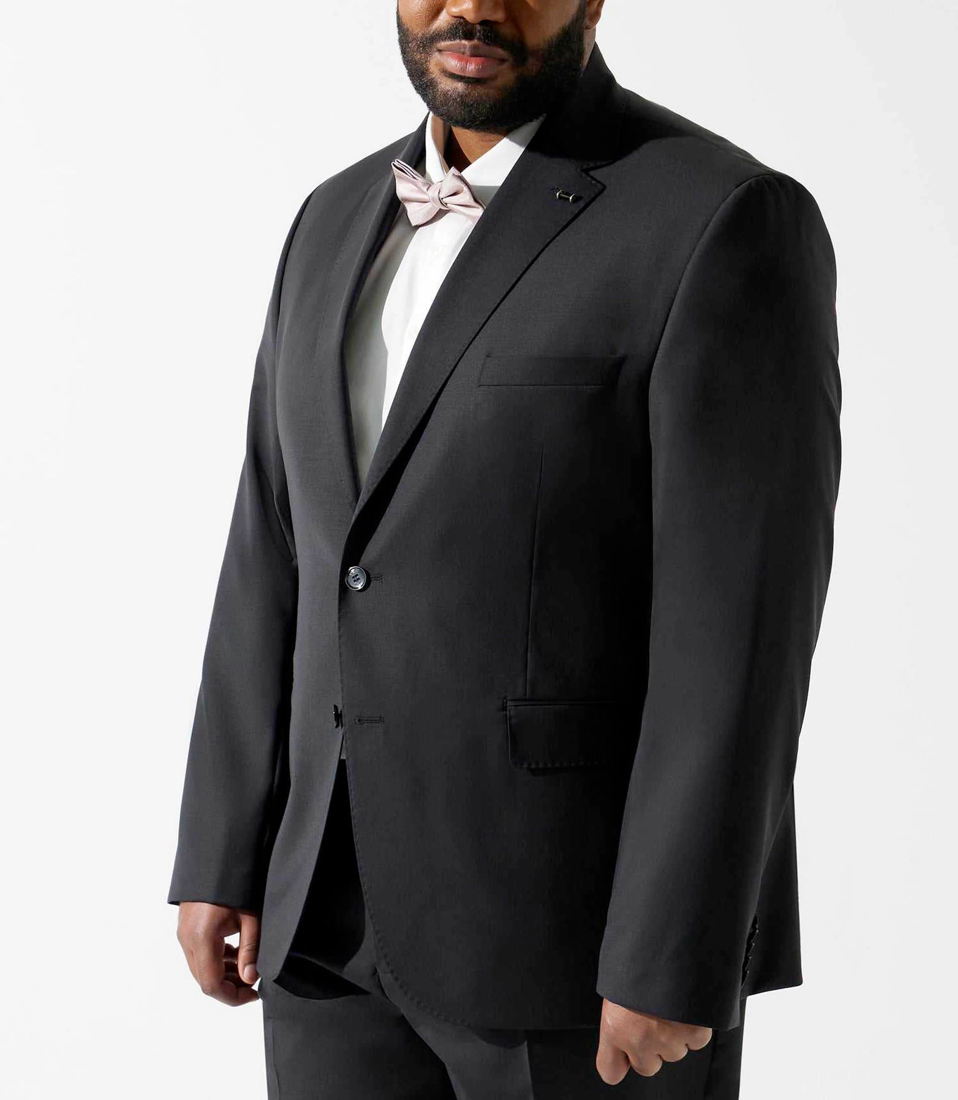Veste en laine noir FLATEURBT
