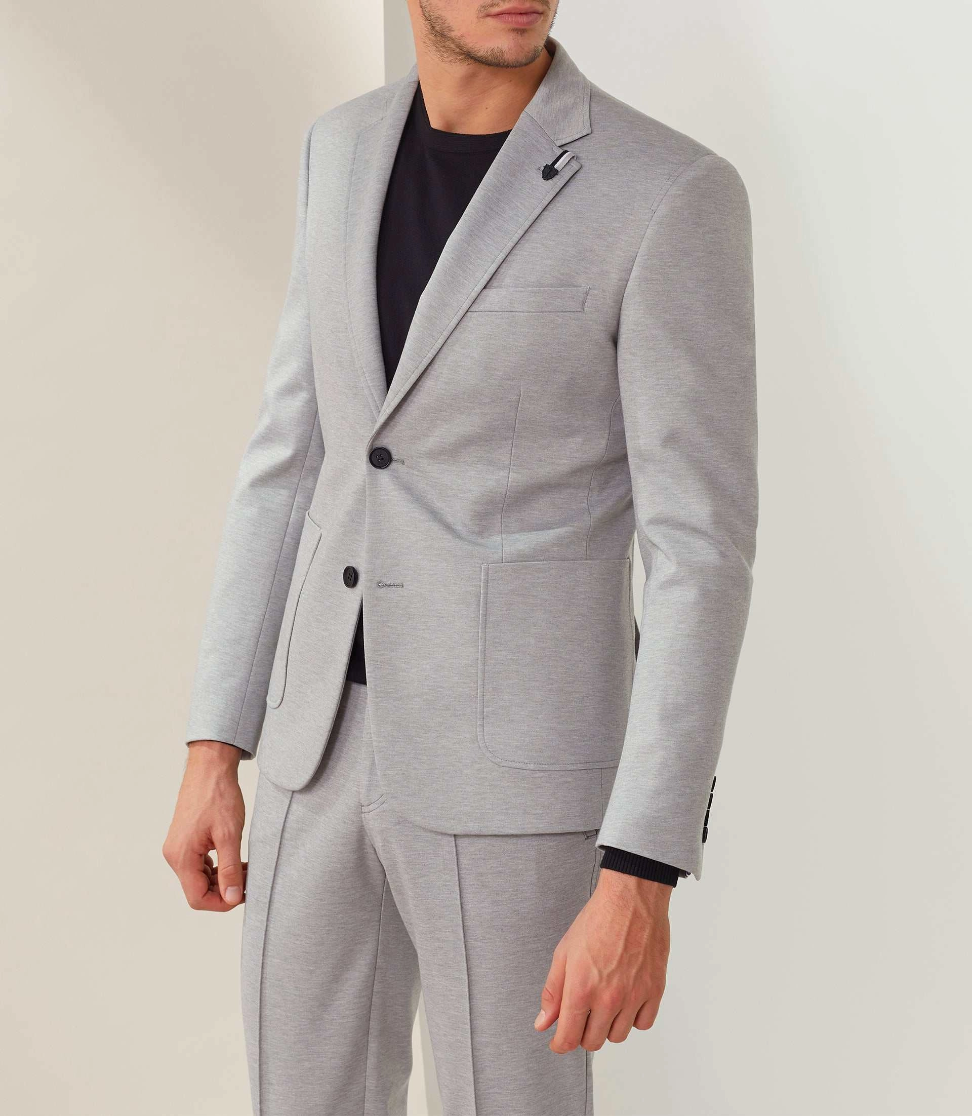 Veste ville maille gris-clair Ales