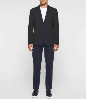 Veste ville maille marine Cosmo