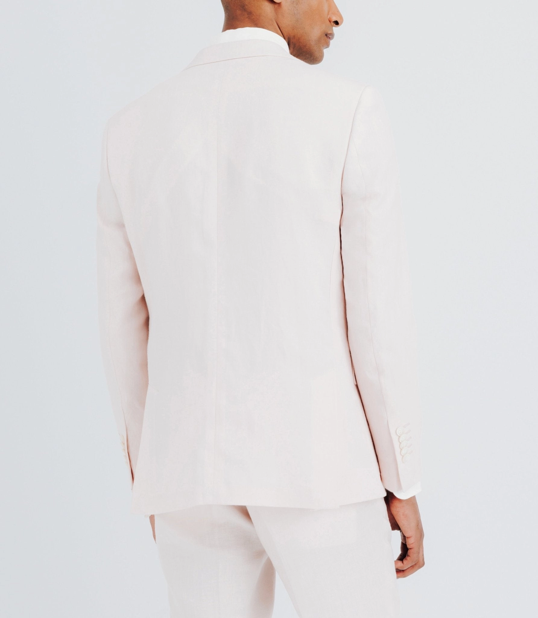 Veste ville séparable 100% lin rose