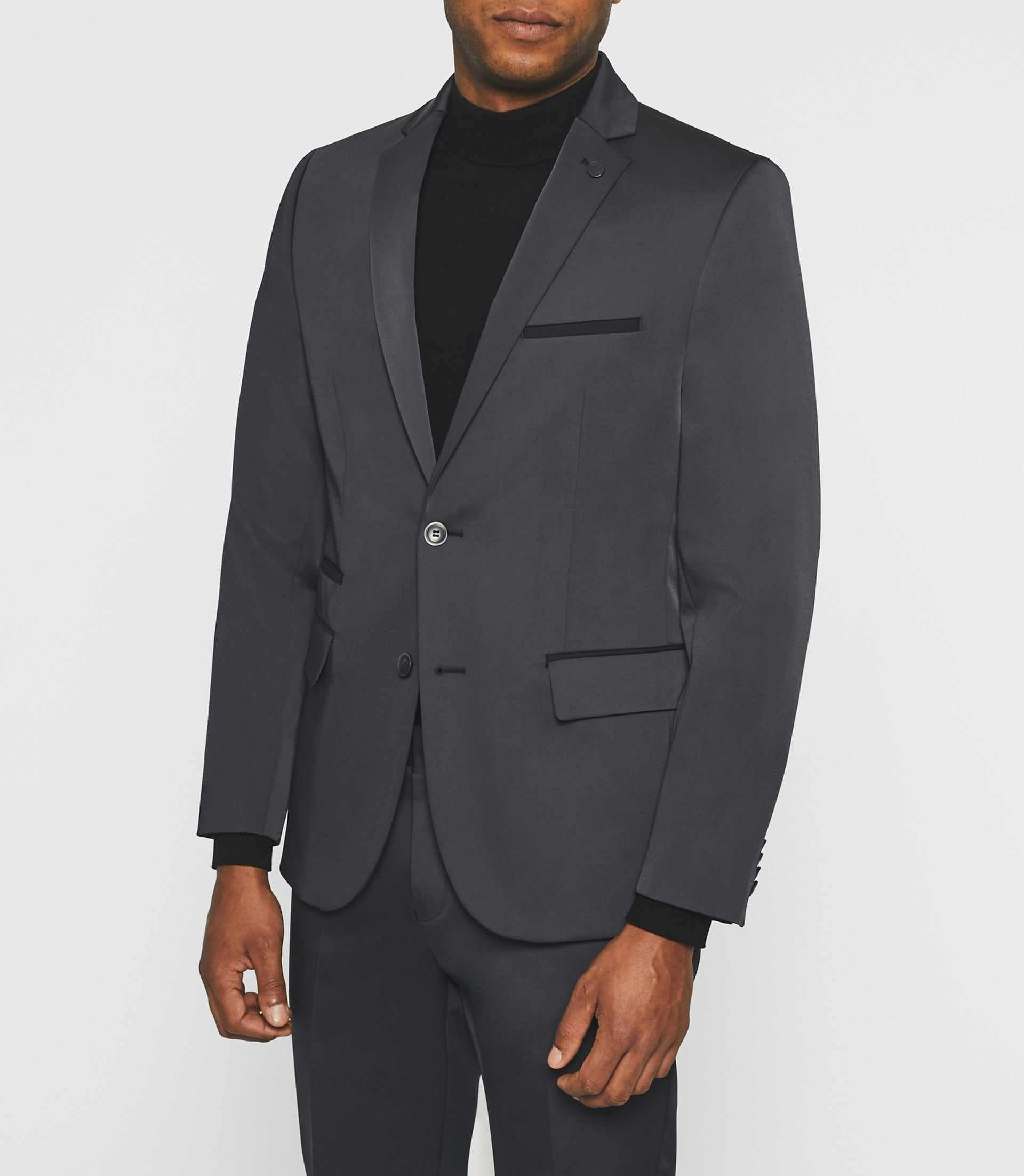 Veste ville séparable tissu technique gris SANACO