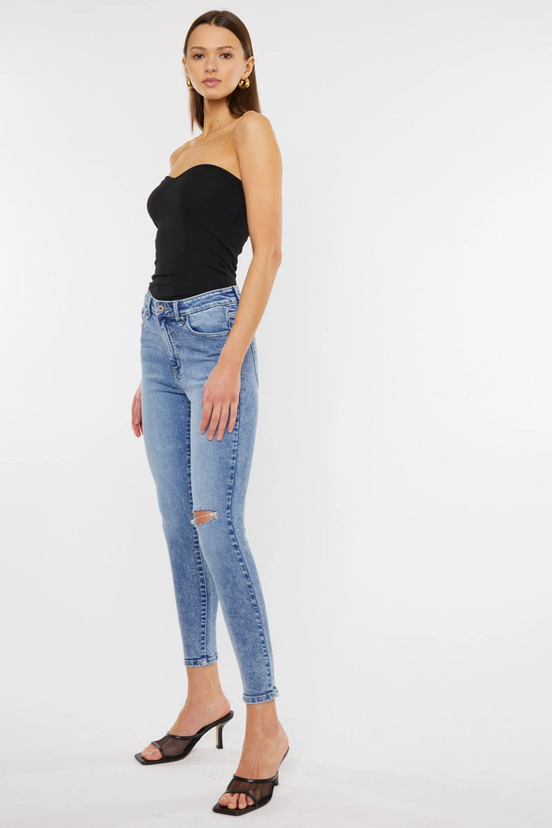 Vincity High Rise Ankle Skinny Jeans