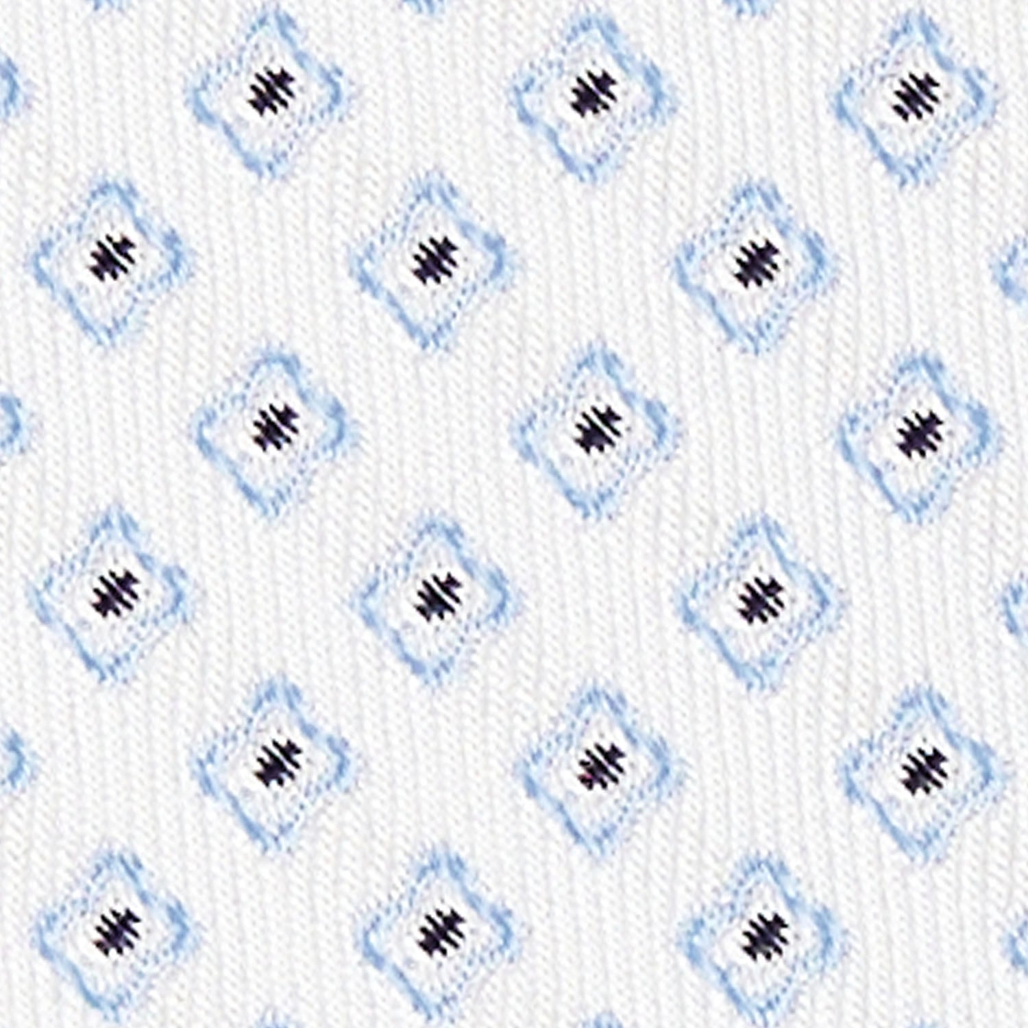 WHITE SARTORIAL JACQUARD SILK TIE