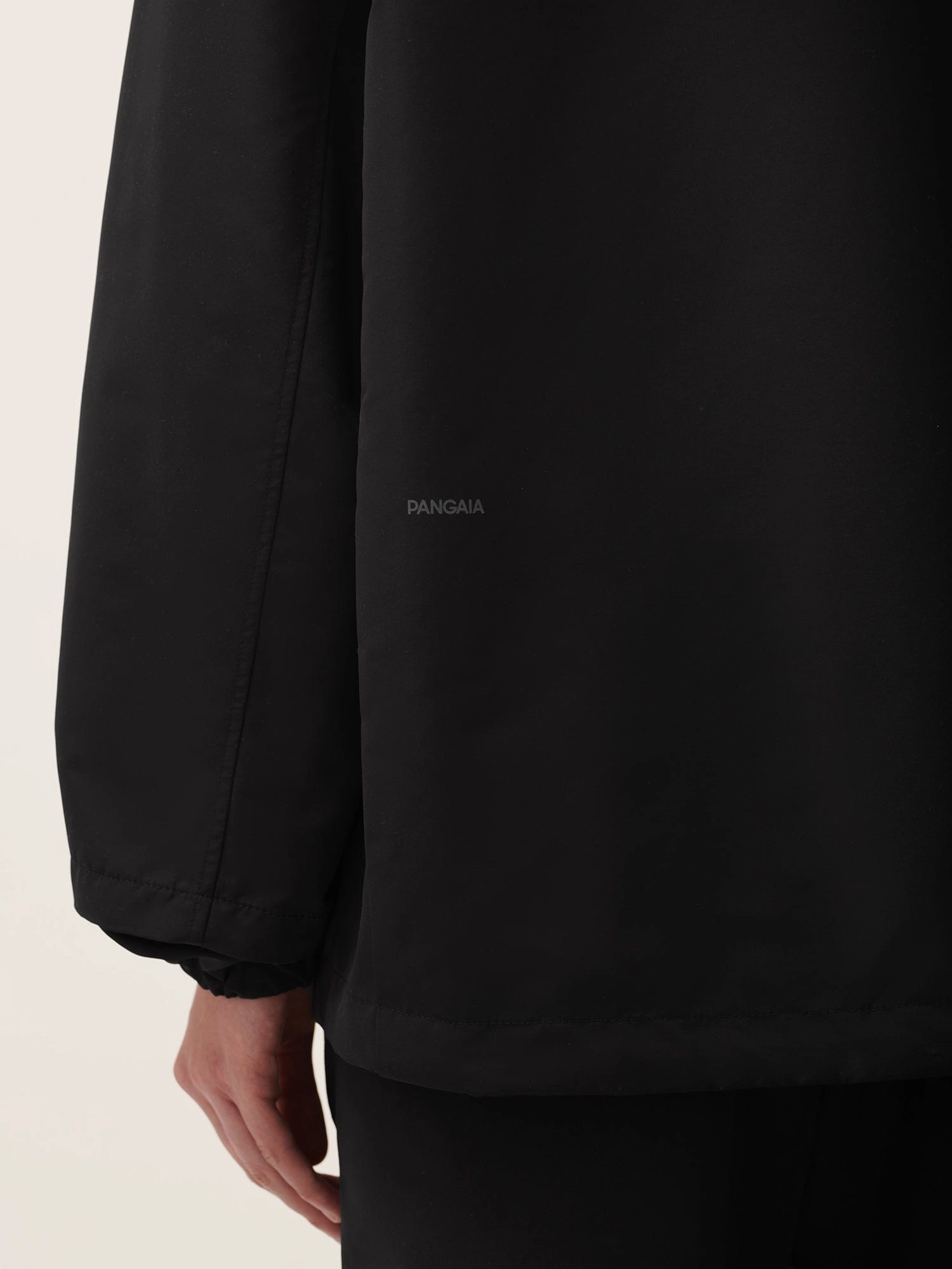 Women’s (gaia)PLNT Nylon Cropped Jacket—Black