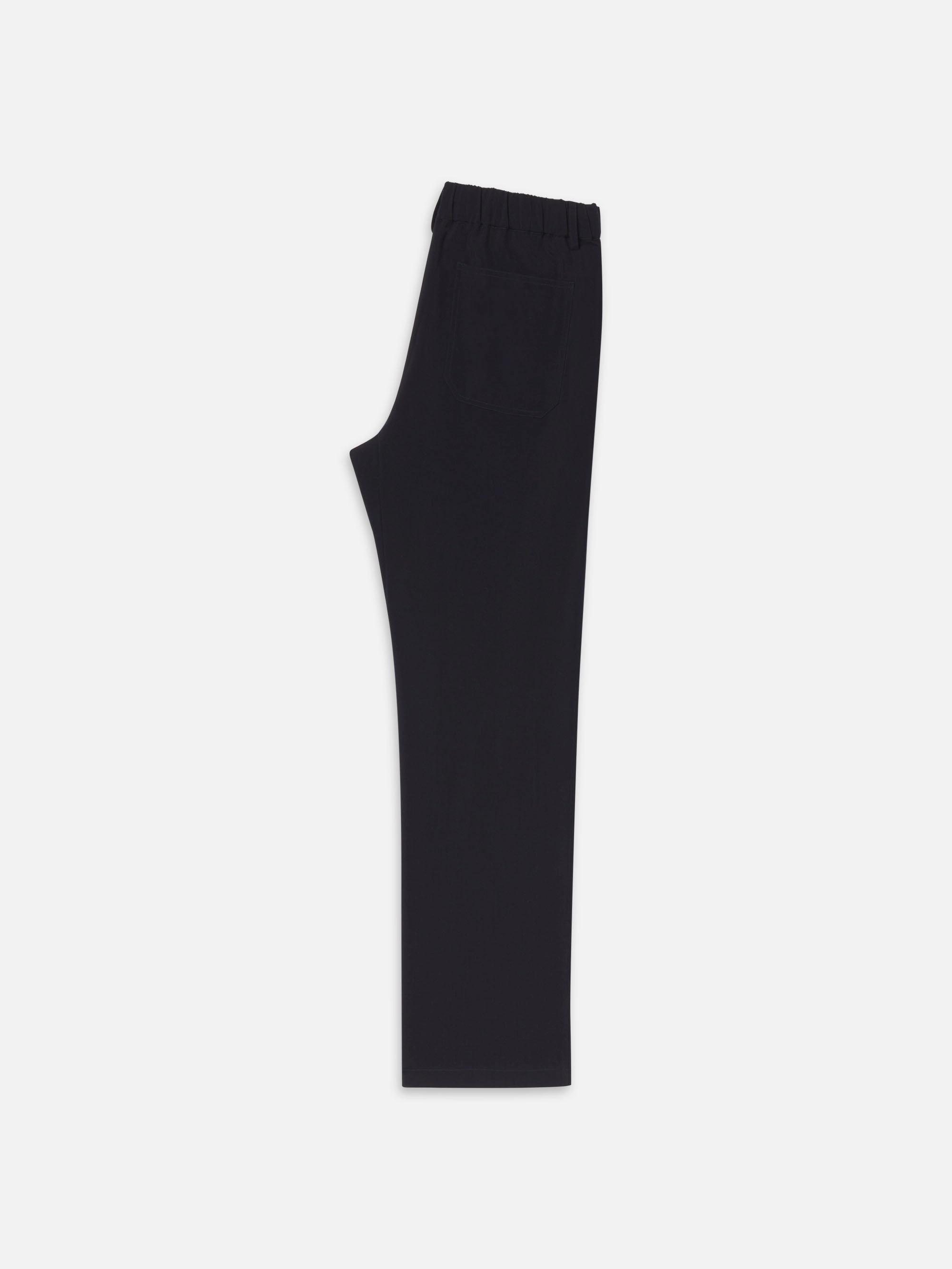 Wool Easy Trousers -- Dark Navy