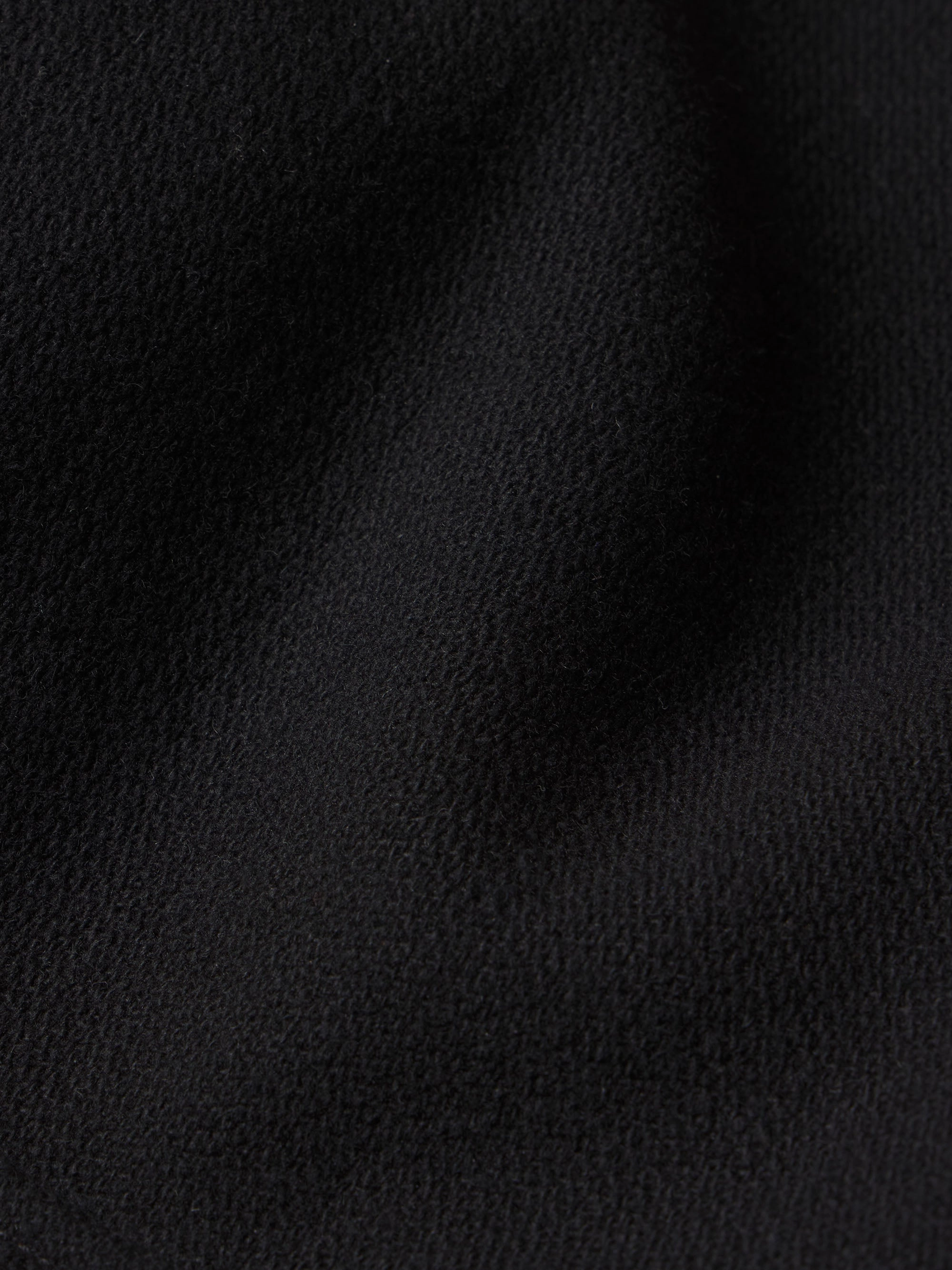 Woolen Workwear Jacket -- Black