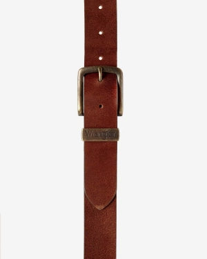 Wrangler Basic Metal Loop Belt - Cognac